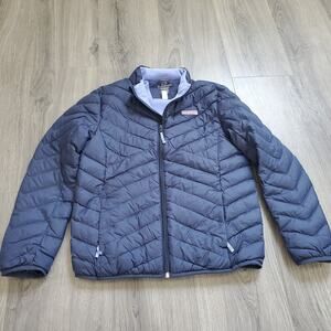 Vineyard Vines Jacket Girls Large Performance Down Puffer Quilted Warm Nylon